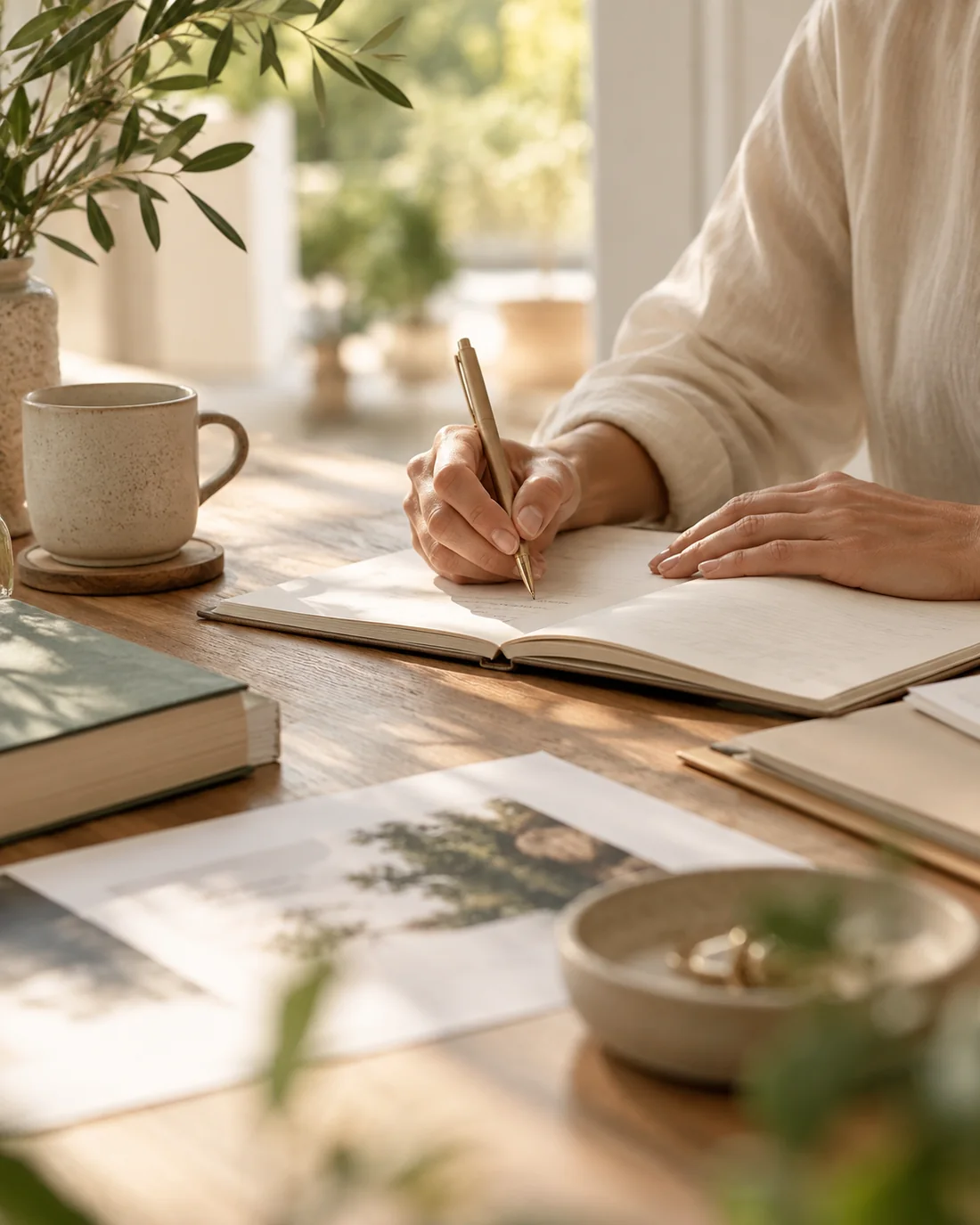 Carnet de travail évoquant l’origine de SenConsult