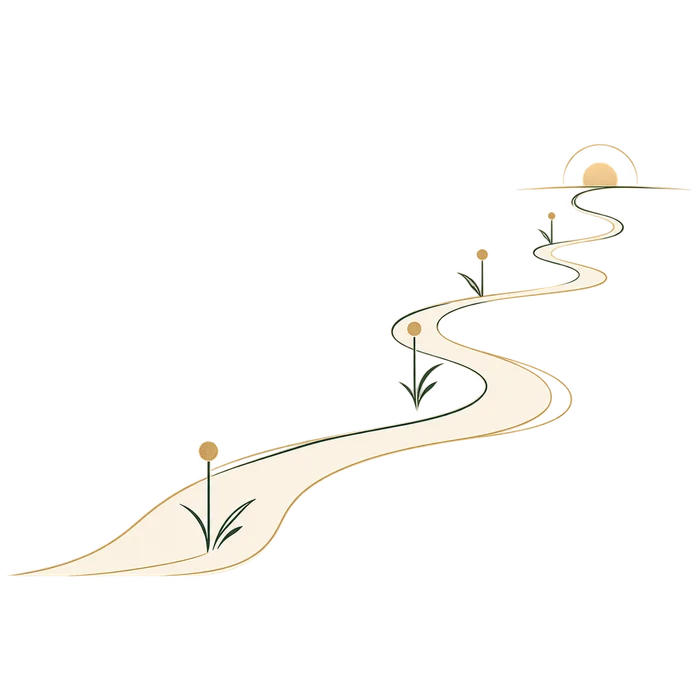 Illustration d’un chemin vers un projet